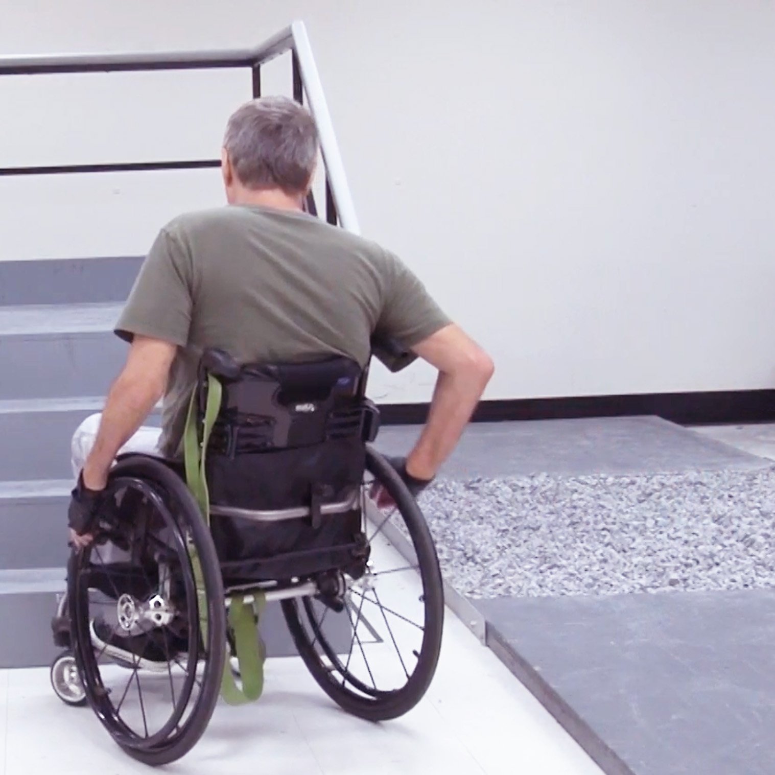 Laboratoire d'entraînement pour personnes en fauteuil roulant